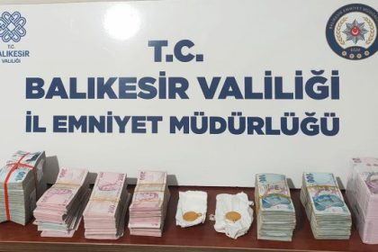 Bandırma'da sahte altın operasyonu 2 tutuklama