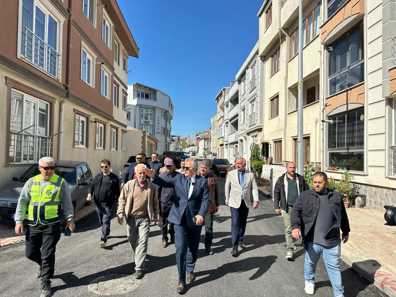 Baskan Mirza Yol Calismalarini Yerinde Inceledi 1