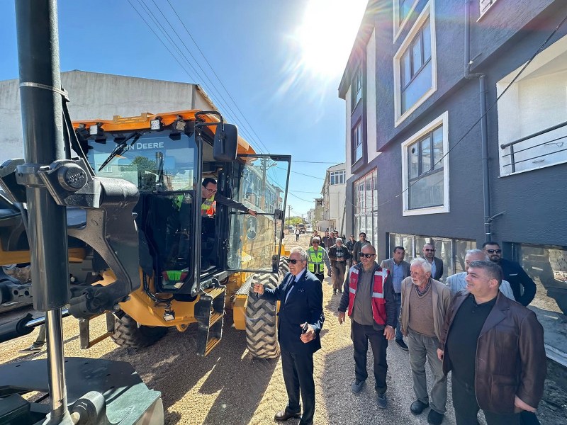 Başkan Mirza, Yol Çalışmalarını Yerinde İnceledi