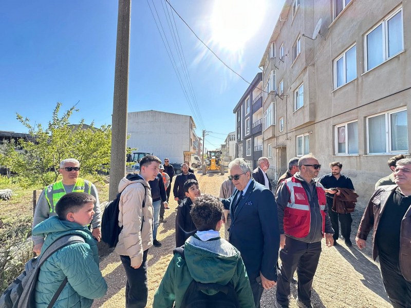 Başkan Mirza, Yol Çalışmalarını Yerinde İnceledi