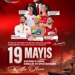 BANDIRMA BELEDİYE BAŞKANI SN. DURSUN MİRZA’NIN 19 MAYIS ATATÜRK’Ü ANMA, GENÇLİK ve SPOR BAYRAMI MESAJI