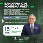 Bandırma Belediye Başkanı Dursun Mirza, General Balcı Çamlığı’nda vatandaşlarla buluşuyor.