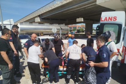 Bandırma Liman AVM Kavşağında Kaza 1 Yaralı